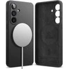 Dėklas Ringke Silicone Magnetic MagSafe Samsung Galaxy S26 juodos spalvos