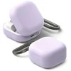 Dėklas Ringke Silicone Samsung Galaxy Buds 4 / 4 Pro šviesiai violetinės spalvos