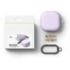 Dėklas Ringke Silicone Samsung Galaxy Buds 4 / 4 Pro šviesiai violetinės spalvos