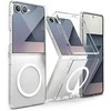 Dėklas Ringke Slim Magnetic MagSafe Samsung Galaxy Z Flip 7 skaidrus