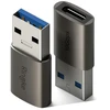 Ringke Converter USB Male To Type-C Female (2pcs) Gunmetal