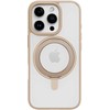Dėklas Rock Rotating Stand Soft Touch Series Magnetic Apple iPhone 16 Pro Max aukso spalvos