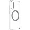 112803 Dėklas Samsung skaidrus Magnet Dėklas Galaxy S25 Edge skaidrus