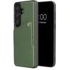 Dėklas Selencia Riva galinis dangtelis su kortelių dėklu, skirtas Samsung Galaxy S26 Plus – šalavijo žalia