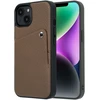 Dėklas Selencia Riva nugarėlė su kortelių dėklu, skirta iPhone 14 / 13 – Mocha Brown