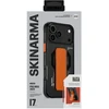 Skinarma Haxa dėklas, skirtas iPhone 17 Pro Max, su magnetiniu įkrovimu ir laikikliu-stovu, grafito spalvos