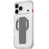 Skinarma Haxa dėklas, skirtas iPhone 17 Pro Max, su magnetiniu įkrovimu ir laikikliu-stovu, skaidrus