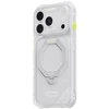 Dėklas Skinarma Saturn MagSafe + besisukantis stovas, skirtas iPhone 18 Pro / 17 Pro, matinis (frost)
