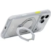 Dėklas Skinarma Saturn MagSafe + besisukantis stovas, skirtas iPhone 18 Pro / 17 Pro, matinis (frost)
