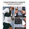 Spigen A721 Dynamic Shield Running Vest Active (M-L) + Soft Flask juodos spalvos