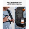Spigen A721 Dynamic Shield Running Vest Active (M-L) + Soft Flask juodos spalvos