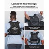 Spigen A721 Dynamic Shield Running Vest Active (M-L) + Soft Flask juodos spalvos