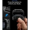 Dėklas Spigen Lock Fit Samsung Galaxy Buds 4 / 4 Pro Matte juodos spalvos