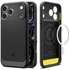 Dėklas SPIGEN case RUGGED ARMOR compatible with MagSafe for IPHONE 18 Pro Max / 17 Pro Max matte juodas