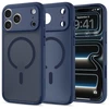 Dėklas Spigen Ultra Hybrid MagSafe iPhone 17 Pro Max / 18 Pro Max MATINIS TAMSIAI MĖLYNAS