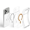 Dėklas Spigen ULTRA HYBRID MagSafe iPhone 17 Pro Max / 18 Pro Max SKAIDRUS/ORANŽINIS