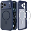 Dėklas Spigen Ultra Hybrid MagSafe iPhone 17 Pro Max / 18 Pro Max MATINIS TAMSIAI MĖLYNAS