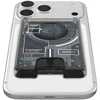 Dėklas Spigen Ultra Hybrid Wallet MagSafe, zero one juodas