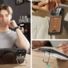 Dėklas su stoveliu + apsauginis stiklas Apple iPhone 16 Plus ESR Classic Hybrid Kickstand Halolock MagSafe & Tempered Glass Clear dėklas telefonui juodos spalvos