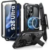 Dėklas SupCase IBLSN ArmorBox Clip Mag MagSafe Samsung Galaxy S26 Ultra juodos spalvos