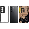 Dėklas Tactical Quantum Stealth d4klas skirtas Xiaomi Redmi 15 Clear/Juodas