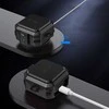 Dėklas Tech-Protect CARBONOX MagSafe SAMSUNG Samsung Galaxy BUDS 4 / 4 PRO juodos spalvos