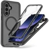Dėklas Tech-Protect Defense MagSafe Samsung Galaxy A57 5G Matte juodos spalvos
