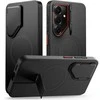 Dėklas Tech-Protect Kevlar Aura MagSafe Samsung Galaxy S26 juodos spalvos/oranžinės spalvos