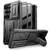 Dėklas Tech-Protect Kevlar Cam+ 2-Set Samsung Galaxy S26 Ultra juodos spalvos