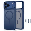 Dėklas Tech-Protect MagMat MagSafe CC iPhone 17 Pro Max / 18 Pro Max MATINIS TAMSIAI MĖLYNAS
