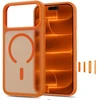 Dėklas Tech-Protect MagMat MagSafe CC iPhone 17 Pro / 18 Pro MATINIS COSMIC Oranžinis