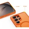 Dėklas Tech-Protect MagMat MagSafe Samsung Galaxy S26 Ultra Matte oranžinės spalvos
