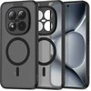 Dėklas Tech-Protect MagMat MagSafe Xiaomi Poco M8 Pro / Redmi Note 15 Pro+ Plus 5G matinės juodos spalvos