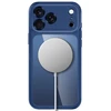 Dėklas Tech-Protect MAGPEAK MagSafe CC iPhone 17 Pro / 18 Pro TAMSIAI MĖLYNAS/SKAIDRUS