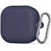 Dėklas „Tech-Protect“ silikoninis kabliukas „Samsung Galaxy Buds 4 / 4 Pro“ tamsiai mėlynas Mėlyna