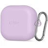 Dėklas „Tech-Protect“ silikoninis laikiklis „Samsung Galaxy Buds 4 / 4 Pro“, levandų spalvos