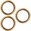 3Mk Protection 3mk HARDY Lens Protection Pro objektyvo stiklas iPhone 17 Pro / 17 Pro Max - oranžinis