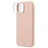 UNIQ dėklas Lino Apple iPhone 14 Plus / 15 Plus 6.7" rožinės spalvos