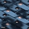 Dėklas Telforceone Etteri Silicone Apple iPhone 16 Pro 6,3" mėlynos spalvos