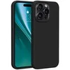 Dėklas Telforceone Etteri Silicone Apple iPhone 15 Pro Max 6,7" juodos spalvos