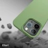 Dėklas Telforceone Etteri Silicone Apple iPhone 16 Pro Max 6,9" šviesiai žalios spalvos