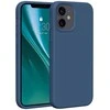Dėklas Telforceone Etteri Silicone Apple iPhone 12 / 12 Pro 6,1" mėlynos spalvos