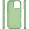 Dėklas Telforceone Etteri Silicone Mag Apple iPhone 16 Pro Max 6,9" šviesiai žalios spalvos