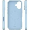 Dėklas Telforceone Etteri Silicone Mag Apple iPhone 16 6,1" žydros spalvos