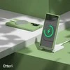 Etteri silikoninis dėklas Samsung Galaxy S25 Ultra, šviesiai žalias