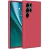 Etteri silikoninis dėklas Samsung Galaxy S25 Ultra aviečių spalvos