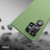 Etteri silikoninis dėklas Samsung Galaxy S25 Ultra, šviesiai žalias