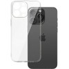 Dėklas Topt Galinis dangtelis 2 mm idealiai tinkantis iPhone 15 Pro Max skaidrus