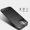 Dėklas Topt Galinis dangtelis CARBON skirtas Xiaomi Redmi Note 12 5G/Poco X5 juodos spalvos