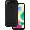 Dėklas Topt Galinis dangtelis CARBON skirtas Xiaomi Redmi 10A juodos spalvos